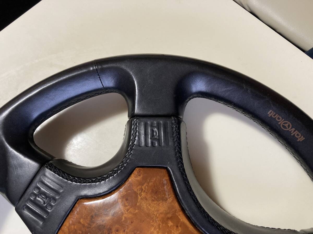 italvolanti GALAXY Prestige Leather Steering Wheel 365mm Wood JDM