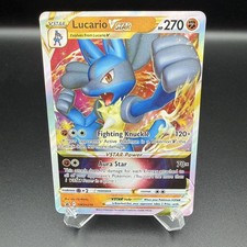 Lucario VSTAR SWSH214 Ultra Rare Full Art Pokemon Card