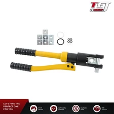 12T Hydraulic Wire Crimping Tool Cable Lug Terminal Crimper w/8 Dies YQK-120