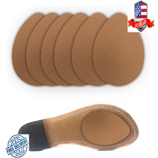 Non Slip Shoe Pads Sole Protectors Adhesive High Heels Anti Slip Grips Brown 3