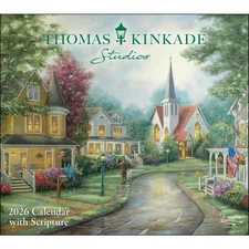 Andrews McMeel Publishing,  Thomas Kinkade Painter of Light with Scripture 2026