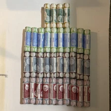 2004 - 2006 Westward Journey Series P&D 34 US Mint Wrapped Nickel Rolls. 