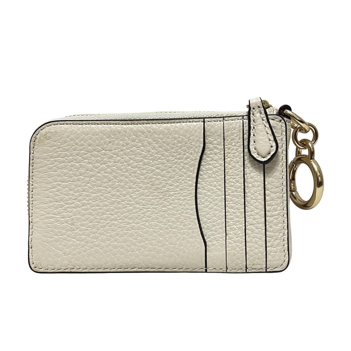 COACH Ivory Leather Multi-Function Card Case 7.5x… - image 2