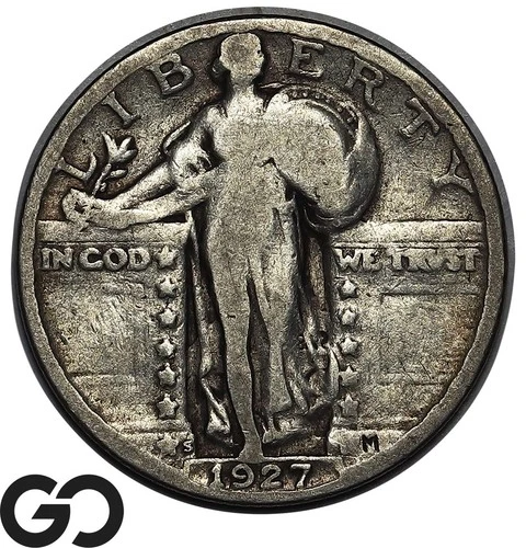 1927-S Standing Liberty Quarter Key San Francisco Issue