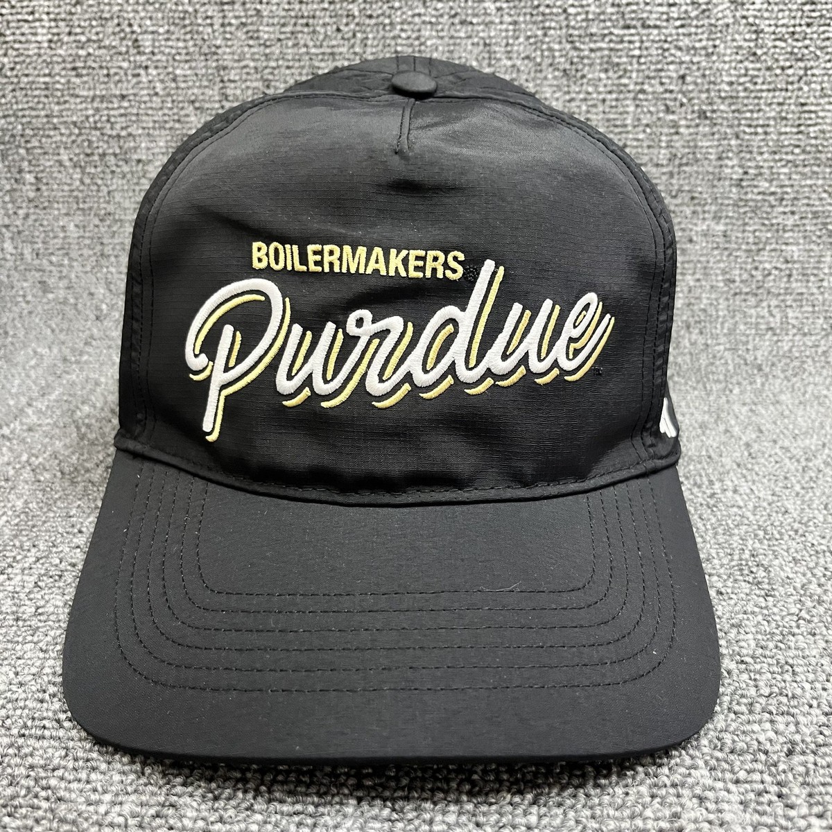 New '47 Brand Purdue Boilermakers Snapback Hat Black Gold 5-Panel Cap