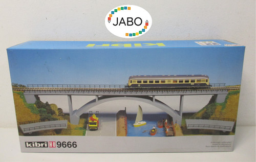 (RH/10) Kibri H0 9666 puente de hormigón tensado NUEVO / EMBALAJE ORIGINAL | Zustand: Neu