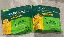 Liquid I.V.  Hydration Multiplier Energy Yuzu Pineapple 48 Sticks EXP MAY2026