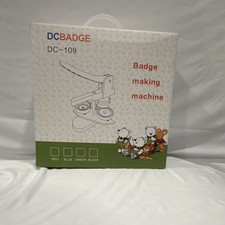 Button Maker Machine 2.25in 58mm DIY Pin Badge Press w/ 100pcs Buttons