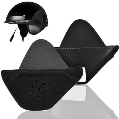 Half Helmet Speaker Pockets Motorcycle 1/2 Helmet Ear Pads Pouch for Cardo Pa...
