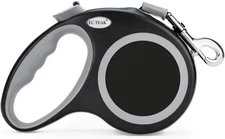 Retractable Dog Leash 26 FT, Heavy Duty for Dogs up to 26 Black 