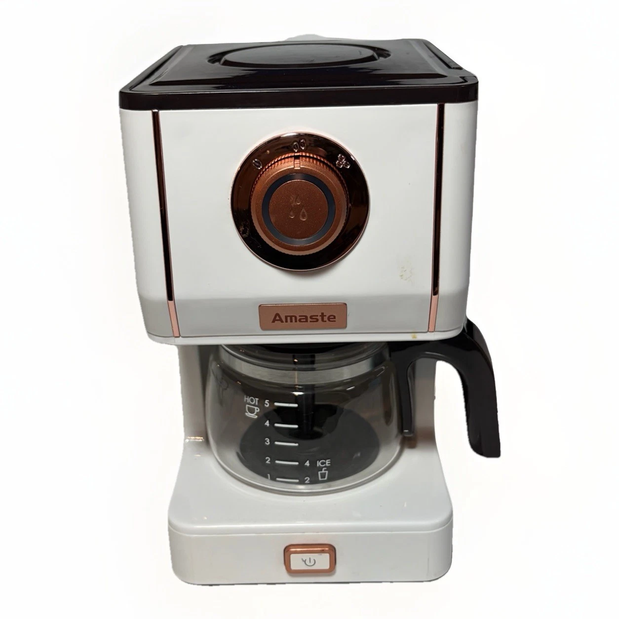 Retro Amaste MCM-01 Coffee Maker – Adjustable Brew Strength, Reusable Filter