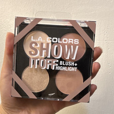 L.A. COLORS Show It Off Blush + Highlight Pal...