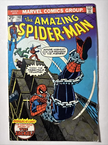 Amazing Spider-Man #148 FN 6.0 1975 Marvel Comics, KEY - Jackal revealed MCU
