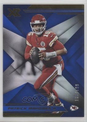 2019 Panini XR Blue 163/199 Patrick Mahomes II #1 03rx