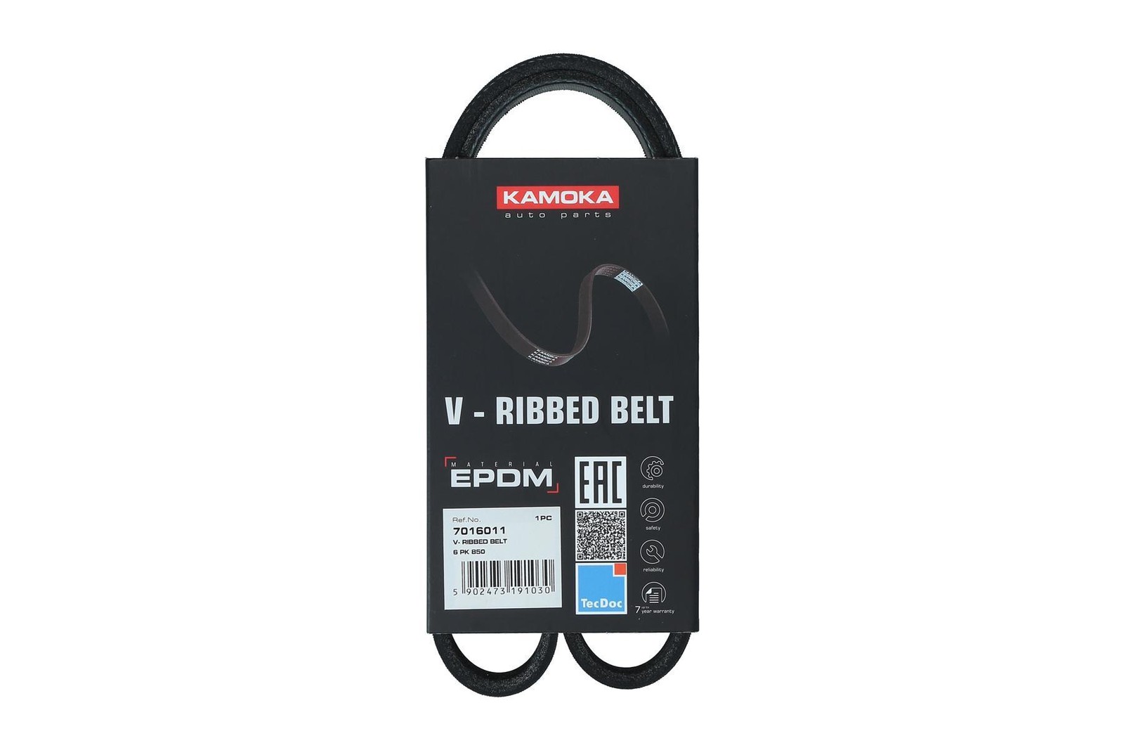 Fits KAMOKA 7016011 MULTI-GROOVE BELT 6 PK 850