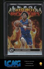 2023-24 Donruss Optic #8 Ausar Thompson Red Hot Rookies Holo X4R