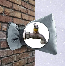 1pc Outdoor Faucet Cover Winter Freeze Protection Insulated Tap Protector - NEW