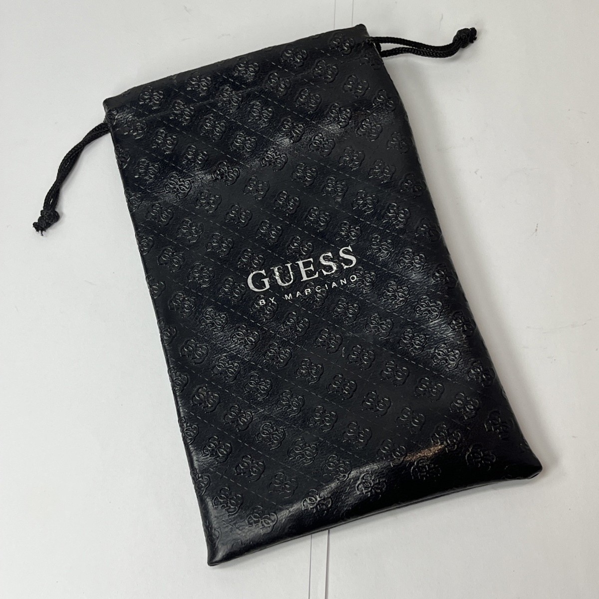 Guess By Marciano Black Frame Sunglasses With Soft Bag Case Guess by Marciano Black Leather Sunglasses Case | eBay main image 2