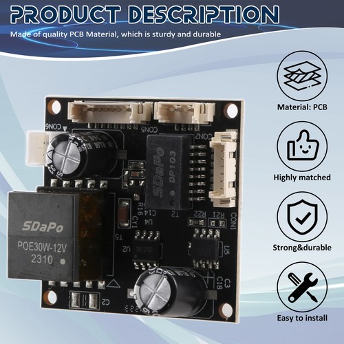 PM3812AT 2A Isolated Industrial-Grade Temperature- POE Module 258304 - Photo 2/7
