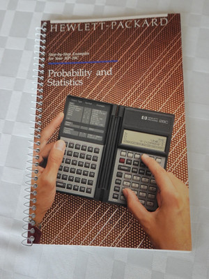 Probability and Statistics Hewlett Packard HP 28C