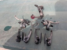 SHIMANO XTR 8SP COMBI  SHIFTERS AND LEVERS V BRAKES AND REAR MECH RAPID RISE