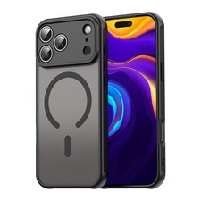 For iPhone 17 Pro Max 16 15 14 13 Matte Case Mag Safe Shockproof Camera Cover