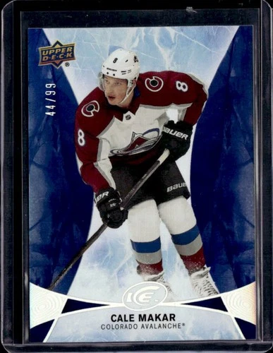 2020-21 Upper Deck Ice Cale Makar #23 (Royal Blue) Colorado Avalanche #/99