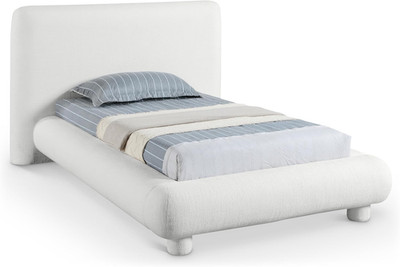 B1234Cream-T Blair Collection Modern | Contemporary Twin Bed with Cream Interwov