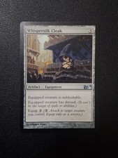Whispersilk Cloak 221/249 Core Set 2011 M11 MTG Regular Lightly Played