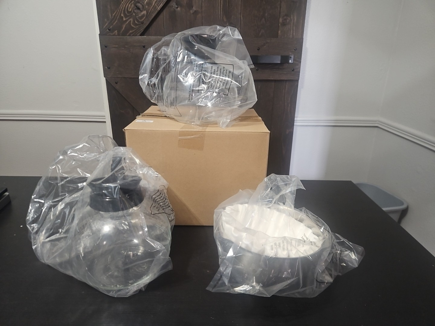 SYBO 12-Cup Commercial Drip Coffee Maker Replacement Carafes and Filter Basket