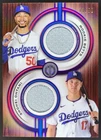 2025 Topps Tribute Shohei Ohtani Mookie Betts Dual Relics Purple /50 Dodgers EC2