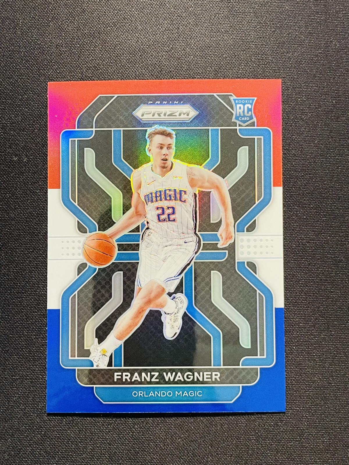 2021-22 Panini Prizm Franz Wagner #310 Red White Blue RC Orlando Magic MJ29