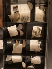 Imperial Woodruff Keys 69 Pcs In New Box 3/32x1/2 To 3/8x1”3/8 DIN 6888 Freepost