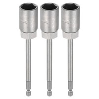 "3 StüCk Nussdreher 19Mm 1/4\" 6-Punkt 150Mm CR-V Stahl FüR Bohrmaschinen"