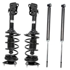 Complete Struts Spring Assembly Front and Rear Struts Shock Coil Spring Fit