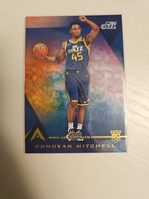 Donovan Mitchell Panini Ascension 2017-18 Blue /129 RC