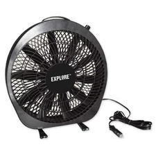 Explore 12v Fan Cool Breeze Portable 12 Volt DC for Camping, Tent, Caravan, Boat