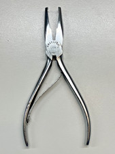 (a) Vintage Kraeuter #1652-6 Specialty Duckbill Flat Nose 6" Pliers made in USA