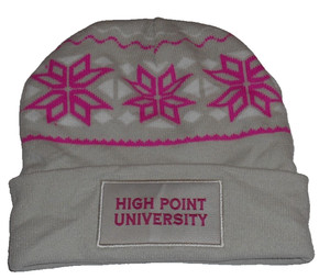 NEW HIGH POINT UNIVERSITY HPU WINTER HAT COLLEGE MERCH LADIES WOMENS ONE SIZE