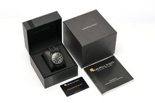 Hamilton Khaki Field Titanium Auto H70575733 H705750 Black Dial Men's Watch