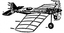 Bauplan Dumbi Modellbauplan Fesselflugmodell