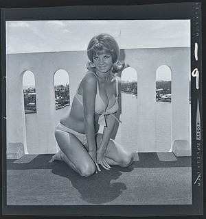 Bunny Yeager Estate Vintage Original Negative of Joyce Festagallo w/ Copyright