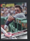 2017 Topps #287 Aaron Judge Leaning on Railing Yankees RC Image Variation SP