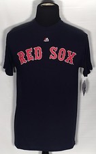 NWT New Boston Red Sox MLB Team Baseball Majestic Mens Size Medium Blue T-shirt