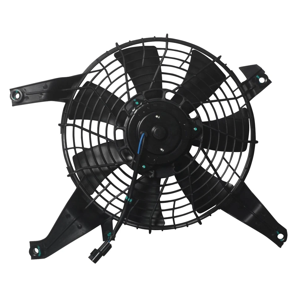 Conjunto de ventilador de refrigeración del motor del radiador para Mitsubishi Montero 2001-2003 Foto 3 de 4