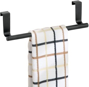 Over Door Towel Bar Hanging Holder Bathroom Kitchen Cabinet Hand Towel Rack 841247109619 Ebay