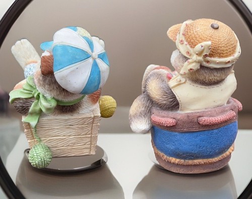 Lote de 2 Calico Kittens Enesco Paws Playtime Bueno para mi suela Caja de juguetes Zapato - Imagen 5 de 8