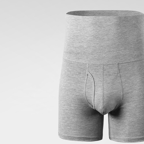 Pantalones cortos boxer de compresión de cintura alta para hombre control de barriga modelador de cuerpo faja panty - Imagen 8 de 14