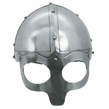 Viking Mask Deluxe Helmet Medieval Reproduction Helmets With Liner & Chin Strap