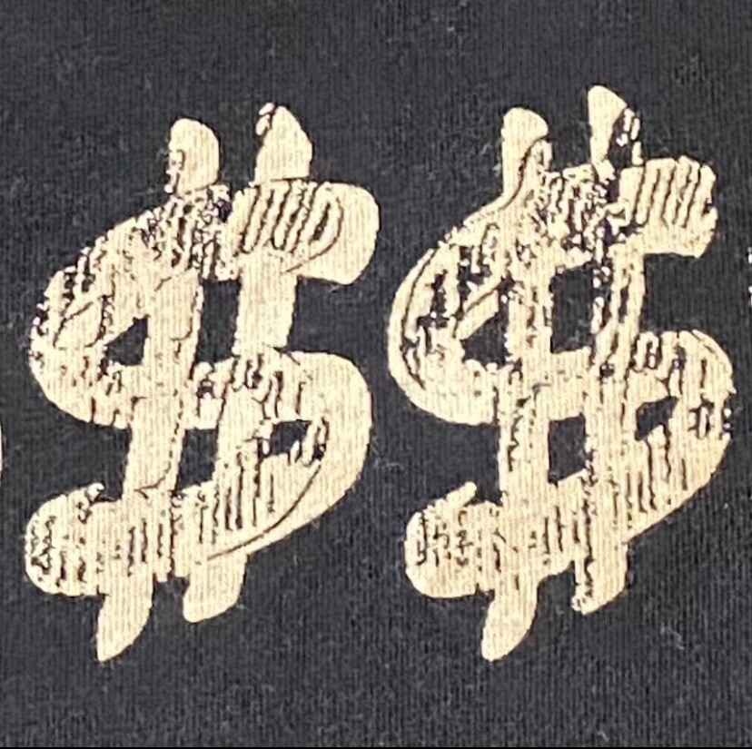 ANDY WARHOL Dollar Signs Pop Art T-Shirt. MEDIUM UT Archive UNIQLO Preowned NV image 4